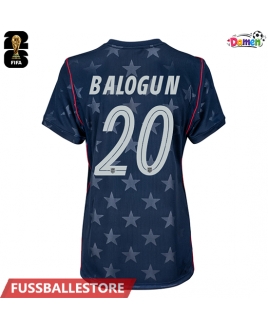 Günstige Vereinigte Staaten Folarin Balogun #20 Auswärtstrikot Damen WM 2026 Kurzarm